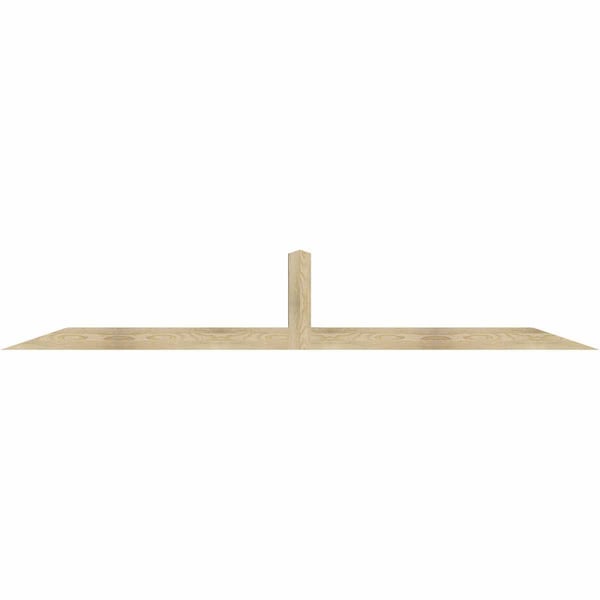 Ekena Millwork Portland Rough Sawn Timber Gable Bracket, Douglas Fir, 108"W x 18"H x 4"D x 4"F, 4/12 Pitch GBW108X18X0404POR00RDF - main